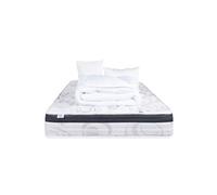 Matelas latex 180x200 cm accueil enveloppant soutien mi-ferme epaisseur 26 cm oreiller(s)