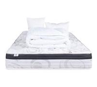 Matelas latex 180x200 cm luxury literie accueil enveloppant soutien mi-ferme epaisseur 26 cm oreiller(s) G