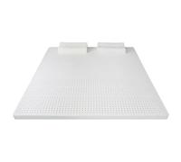Matelas Latex Naturel 100x200 cm - Soutien orthopédique 7 zones, design nid d'abeille respirant, épaisseur 10 cm, idéal pour un sommeil confortable, doux et durable