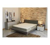 Matelas Latex Naturel 140x190 x 23 cm Ferme + Oreiller Visco - Tissu 100% Coton - Spécial Sommier Electrique - Déhoussable Housse Lavable - 7 Zones de Confort - Noyau Poli Lattex HR Dernière Génératio