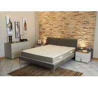 Matelas Latex Naturel + Alèse 140x190 x 23 cm Ferme - Tissu 100% Coton - Spécial Sommier Electrique - Déhoussable Housse Lavable - 7 Zones de Confort - Noyau Poli Lattex HR Dernière Génération - Très Respirant