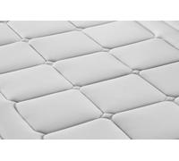 Matelas 90 x 200 cm Trente - Ressorts ensachés et mémoire de forme - Ep. 30 cm - Equilibré - 7 zones de confort
