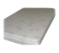 Matelas lit déhoussable 60x120 - Bébé - Gris - Polyester/Bambou - Densité 20kg/m3 - Epaisseur 9cm