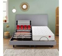 Matelas relaxation ressorts ensachés Epeda BALADE Ferme 2x100x200 G