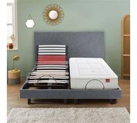 Matelas lit électrique en ressorts ensachés et mémoire de forme Epeda Balade - 100x200 G