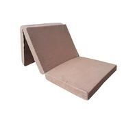 Matelas lit futon pliable pliant 180x80x10 cm chauffeuse 1 place avec sac
