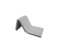 Matelas pliant - NATALIA SPZOO - 180 x 80 x 10 cm - Housse amovible - Sac de protection inclus - Gris