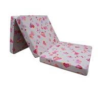 Matelas lit futon pliable pliant 195x65x10 cm chauffeuse 1 place Oeko-Tex