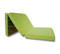 Matelas lit futon pliable pliant - NATALIA SPZOO - pomme verte - Mousse polyuréthane - 1 personne