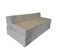 Matelas lit futon sofa pliable pliant 200x120x10 cm chauffeuse 2 place BTR
