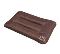 Matelas Lit Panier pour Chiens Animaux de Compagnie Taille L Marron vidaXL