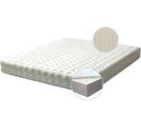 Matelas Lux en latex 150x200 hauteur 20 cm H3/RG 70 (jusqu'à 125 kg) matelas orthopédique à 7 zones avec housse lavable, noyau en latex à 3 couches