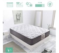 Matelas LUXURY TENCEL 180x200 Mémorie de forme avec GRAPHÈNE 30 cm 7 zones confort Ferme OekoTex®