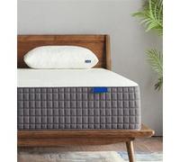 Matelas madison a Ressorts Ensaches + 4 cm Memoire de Forme 80 Kg/m3 + Alese 120x190 Hauteur +/- 25,50 cm - Accueil Moelleux - Soutien Equilibre - 7 Z G