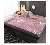 Matelas Matelas en Latex naturel tricoté coton, coussin de couchage épais haute qualité, mousse à mémoire forme, aide au sommeil, Double, pleine taille(NO-3,Thickness 4cm,90x200cm)