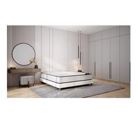 Matelas MEDICALTEX 200x200 cm | Hauteur 20cm | Mousse Polyuréthane | Anti-acarien et anti-bactérien | Confort mi-ferme