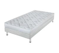 Matelas Melissa + sommier tapissier Omega - 80x190 - Mousse - Hauteur 13 cm