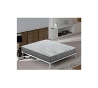 Matelas mémoire de forme 120x190 - epaisseur 22 cm - relax olympe - haute densité - réversible - 9 zones de confort