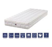 Matelas Mémoire de Forme 120x190 x 20 cm Très Ferme - Spécial Sommier Electrique - Déhoussable Housse Lavable - 7 Zones de Confort - Noyau Poli Lattex HR Dernière Génération - Très Respirant G