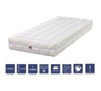Matelas Mémoire de Forme 140x190 x 20 cm Ferme - Spécial Sommier Electrique - Déhoussable Housse Lavable - 7 Zones de Confort - Noyau Poli Lattex HR