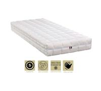Matelas Mémoire de Forme 60 Kg/m3 - 100x200 x 22 cm Ferme - Spécial Sommier Electrique - Déhoussable Housse Lavable - 5 Zones de Confort - Ame Poli Lattex HR Haute Densité - Hypoallergénique
