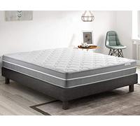 Matelas mémoire de Forme Hotel Confort Hbedding - 7 Zones de Confort + Mousse mémoire adaptative - épaisseur 25cm (140_x_190_cm)