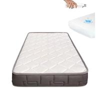 Matelas Morfeo HR pour lit de bébé 120x60 + Protecteur imperméable 100% Coton hypoallergénique, antibactérien et Anti-acariens CoolDreams