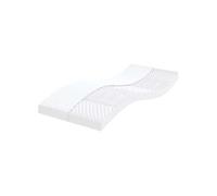 Vidaxl Matelas En Mousse Blanc 100x200 Cm 7 Zones Dureté 20 Ild Blanc