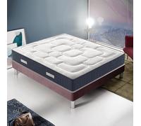 Matelas Mousse 135x190 cm, ROYAL MEMORY - Accueil Mémoire De Forme - Epaisseur 30 Cm