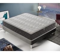 Matelas Mousse 135x190 cm, SILVERSAFE - Accueil Mémoire De Forme - Epaisseur 21 Cm