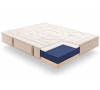 Matelas mousse 135x200 cm accueil moelleux soutien mi-ferme epaisseur 30 cm 3 zones