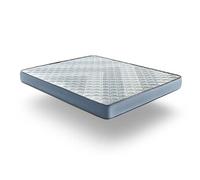 Matelas mousse 135x200 cm accueil souple soutien medium epaisseur 16 cm 7 zones