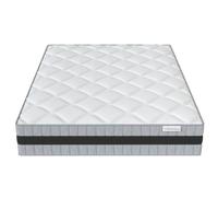 Matelas mémoire de Forme 140x190 Memo Luxe Hbedding - Mousse Ergonomique Haute densité et Visco-élastique