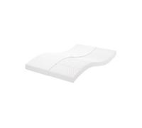Matelas en mousse blanc 90x200 cm 7 zones dureté 20 ILD matelas de lit vidaXL
