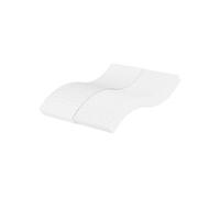 Vidaxl Matelas En Mousse Blanc 140x190 Cm Dureté H2 H3 Blanc
