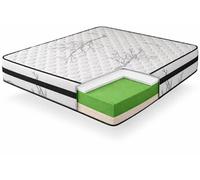 Matelas Simpur Relax Matelas a MEmoire Forme Soft 150x200 cm Therapy Carbone Anti Stress Epaisseur 19 cm Tissu 3D avec Systeme Airfresh Mousse HR Visco Soft de