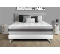 Matelas mousse 160x200 cm accueil moelleux soutien medium epaisseur 26 cm 7 zones