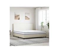 vidaXL Matelas en mousse à mémoire de forme 200 x 180 x 17 cm doux