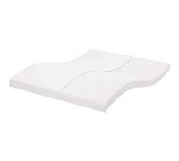 vidaXL Matelas en Mousse Blanc 180x210 cm 7 Zones dureté 20 ILD, Matelas de lit, Matelas de lit de Jour, Matelas en Mousse pour lit Double