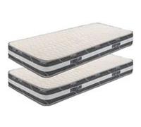 Matelas mousse 2x70x190 cm king of dreams accueil ferme soutien ferme epaisseur 22 cm Non specifie zones housse de matelas G