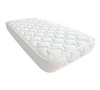 Matelas mousse 60x120 cm minea Non spécifié zones accueil moelleux épaisseur 11 cm + housse de matelas soutien medium Blanc G