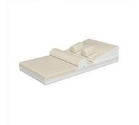 Matelas mousse 60x120 cm minea Non specifie zones accueil moelleux soutien medium epaisseur 10 cm housse de matelas Blanc G