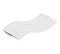 vidaXL Matelas en mousse moyennement doux 70x200 cm ép. 16 cm 5 zones avec housse