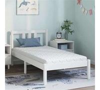 vidaXL Matelas Blanc 160 x 80 cm Tissu 100% polyester
