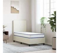 Matelas mousse 80x160 cm accueil ferme soutien mi-ferme épaisseur 17 cm 5 zones + housse de matelas