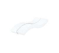 vidaXL Matelas mousse 80x200 cm Accueil souple, soutien souple, 17 cm, 5 zones + housse - Blanc