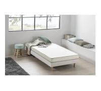 Deko Dream Matelas mousse Kietoa 90 x 200 cm Confort ferme 12 cm - Livré roulé