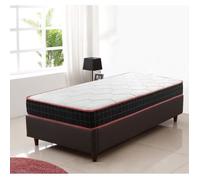 Matelas mousse 90x190 cm - Luxe mousse à mémoire - Confort ferme - epaisseur 18 cm - IZTOSS