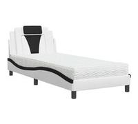 Lit Viana avec Matelas Double Adulte Gris 120x200 cm Similicuir vidaXL