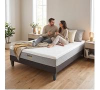 Matelas mousse 160x200 cm bellecour accueil enveloppant soutien ferme epaisseur 24 cm alese(s) G